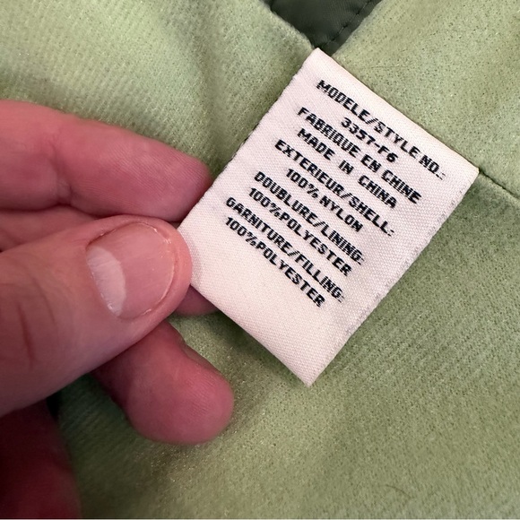 Fiorucci Safety Jeans Women’s Green Puffer Vest - Picture 6 of 6